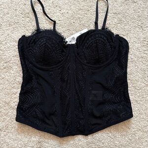 Garage Black Lace Bodysuit
